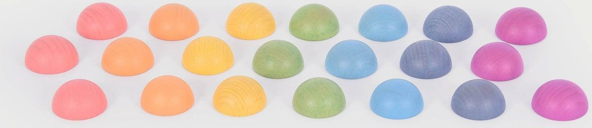tickit® Regenboog Houten Halve Bollen