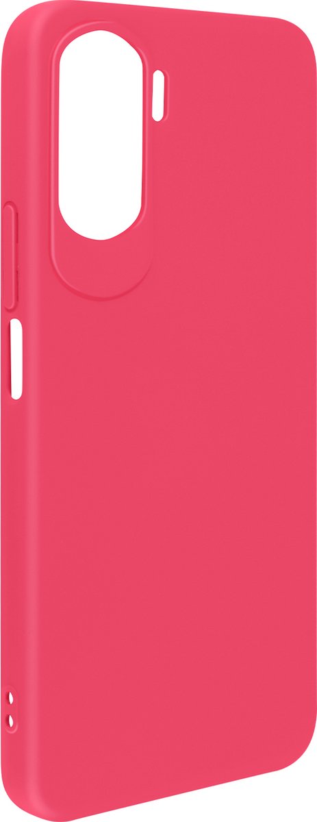Avizar Hoes Geschikt voor Honor 90 Lite Halfstijf met Soft Touch afwerking, Fuchsia