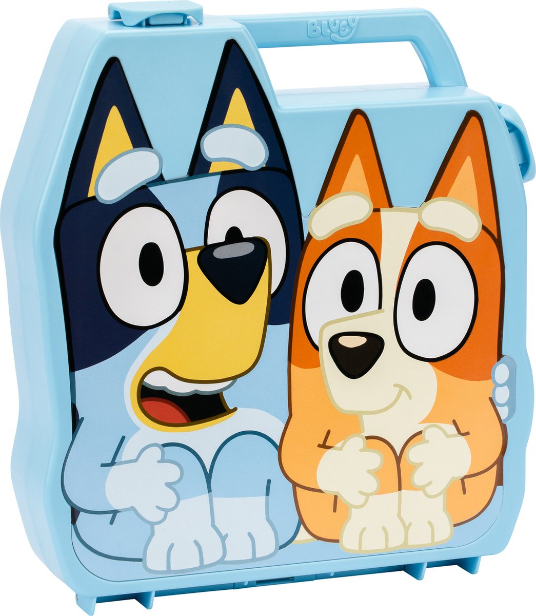 BLUEY Verzamelkoffer met 8 speelfiguren Deluxe set — afbeelding 2