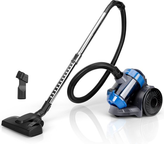 Aigostar 33YAM - Stofzuiger Zonder Zak - Vacuum Cleaner Zakloos - 2L - HEAP 12 filter - 800W - Snoerlengte 6.5 meter - Blauw