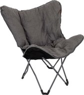 Bol.com Bo-Camp - Urban Outdoor - Vlinderstoel - Grainger - L - Nika - Grijs aanbieding
