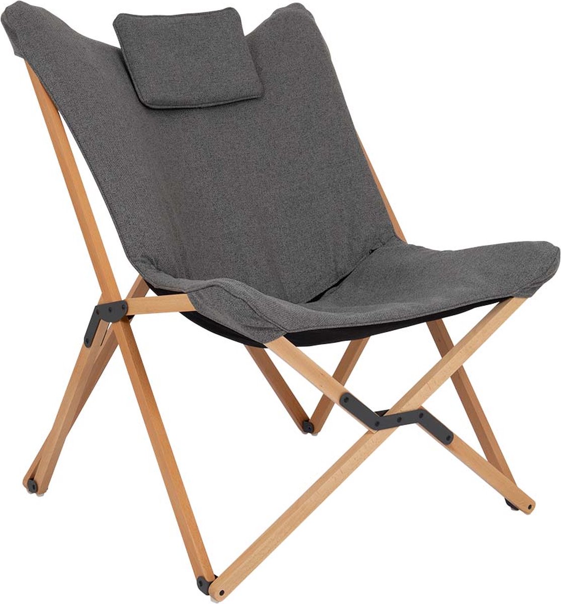 Bo-Camp Urban Outdoor collection - Relaxstoel - Wembley - L - Nika - Grijs