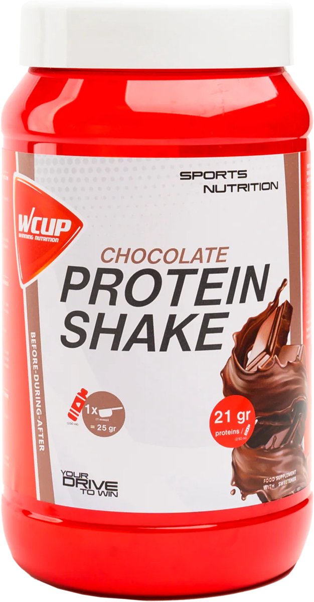 Goedkoopste WCUP Protein Shake Chocolade 600gr