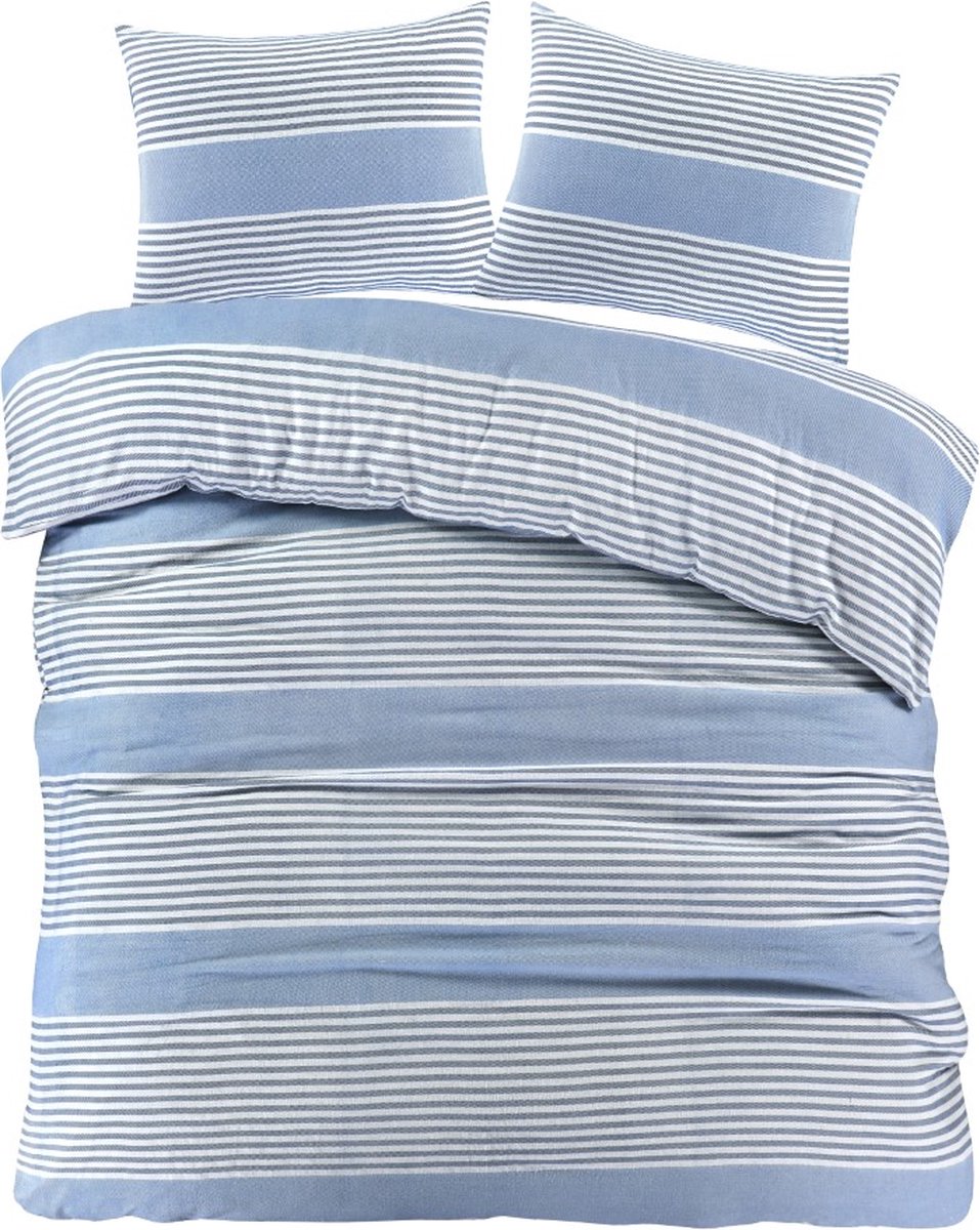 Day Dream Davos - Dekbedovertrek - Tweepersoons - 200 x 200/220 - Lichtblauw