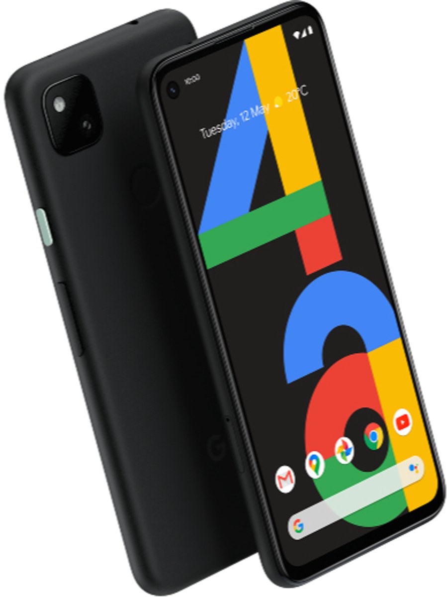 Google Pixel 4a - Android - 128GB opslag - 12.2MP camera - Zwart | bol
