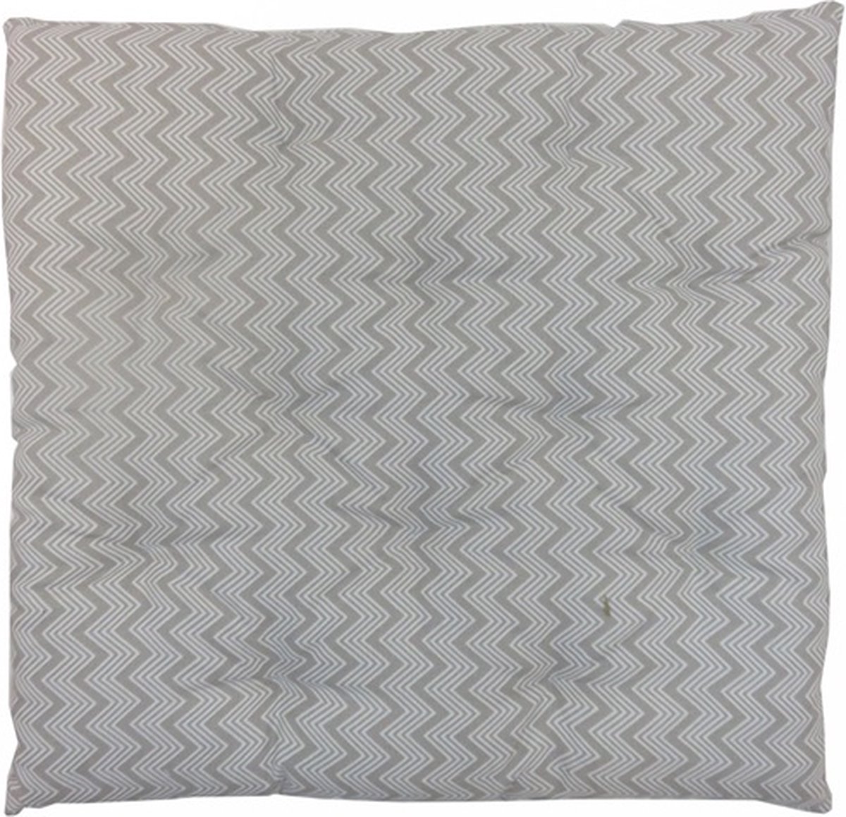 Linen & More Mattress Fine Zigzag T | 40 X 40 | Sierkussen Voor Woonkamer Of Slaapkamer Grijs
