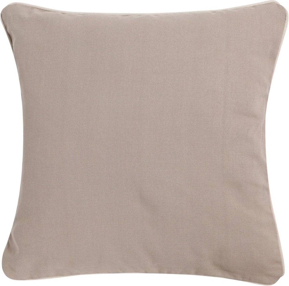 Linen & More Jilly Taupe Kussen | 45 X 45 | Sierkussen Voor Woonkamer Of Slaapkamer