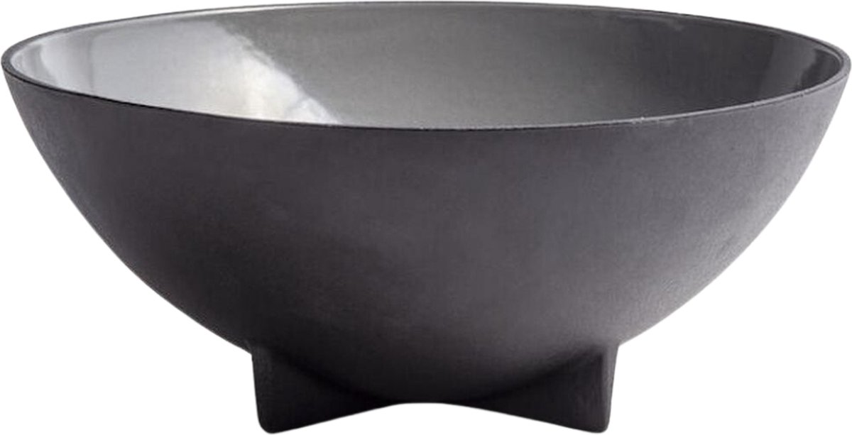 Orrefors Jernverk schaal gietijzer zwart 25 cm