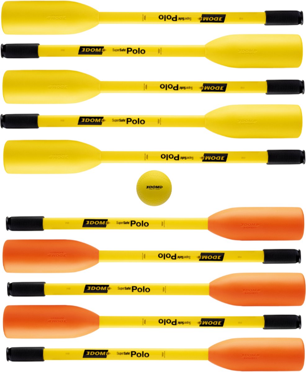 Knotsbal | Knotshockey | Super Safe Polo | DOM Bounceball set 10 sticks + bal