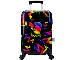 foto van Pokemon Pikachu Trolley kinderen Reiskoffer Jongens Rolkoffer Meisjes Travelbag - Hoogte 52cm