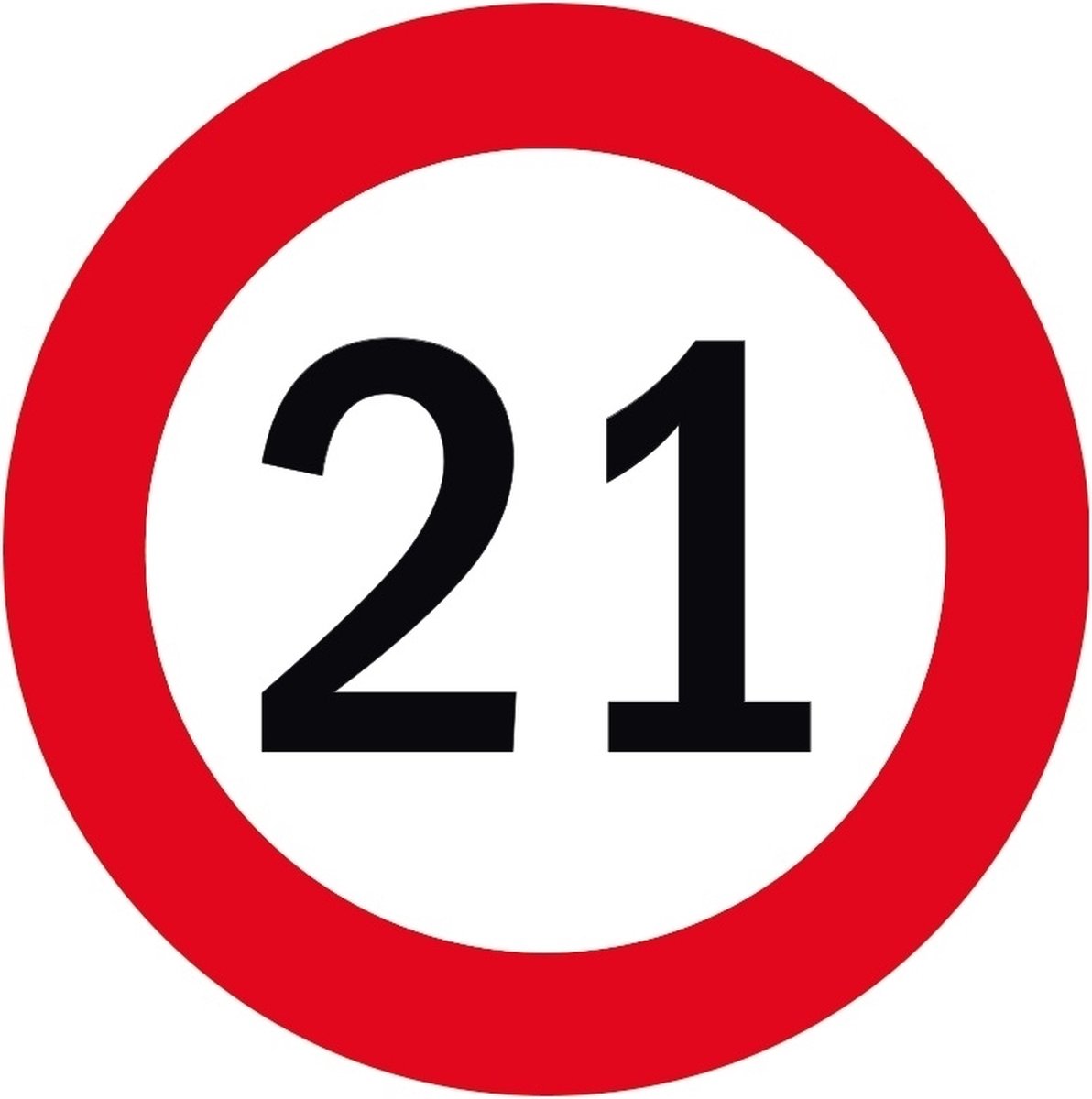 21 jaar versiering onderzetters/bierviltjes - 50 stuks - 21 jaar verjaardag feestartikelen