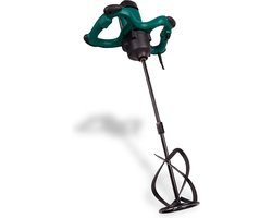 VONROC Verf / cementmenger – 1800W – 2 versnellingen – 3m rubberen kabel – Incl. roerstaaf 140x600MM