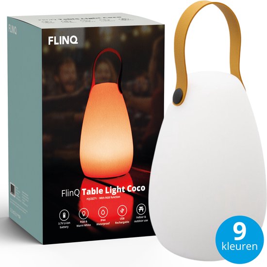 Lumineo LED oplaadbare tafellamp buiten
