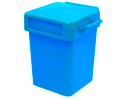 Afvalbak 'Napo' - 50L - Blauw - Afvalscheiding binnen & buiten - Opbergbox