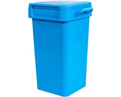 Afvalbak 'Napo' - 70L - Blauw - Afvalscheiding binnen & buiten - Opbergbox