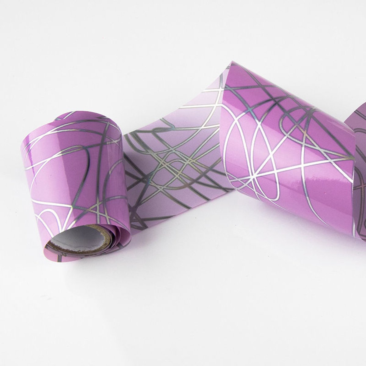 DRM Transferfolie Nageldecoratie 100cm. Transparant Color 12-17