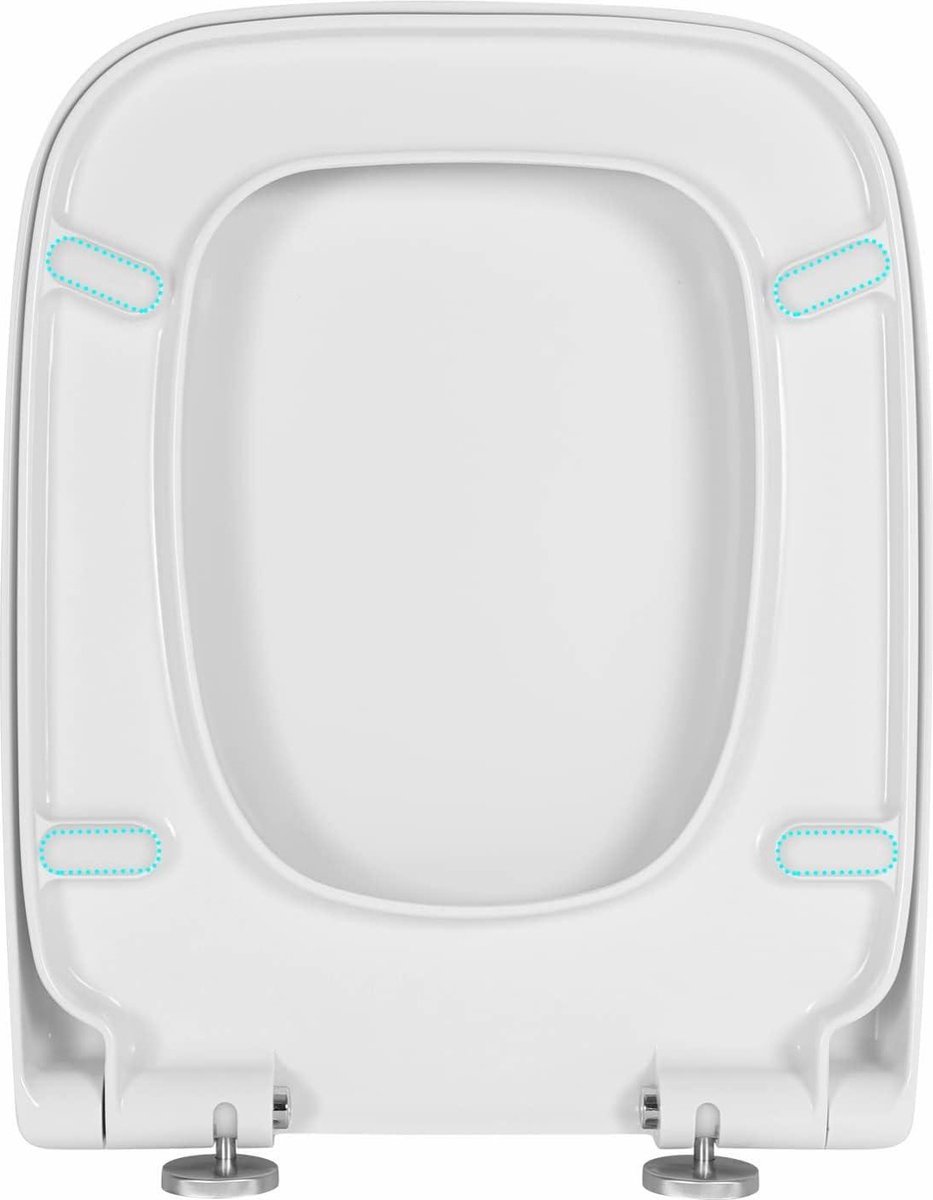 WOLTU WS2615 Toiletbril WC bril met Quick Release,Wc deksel