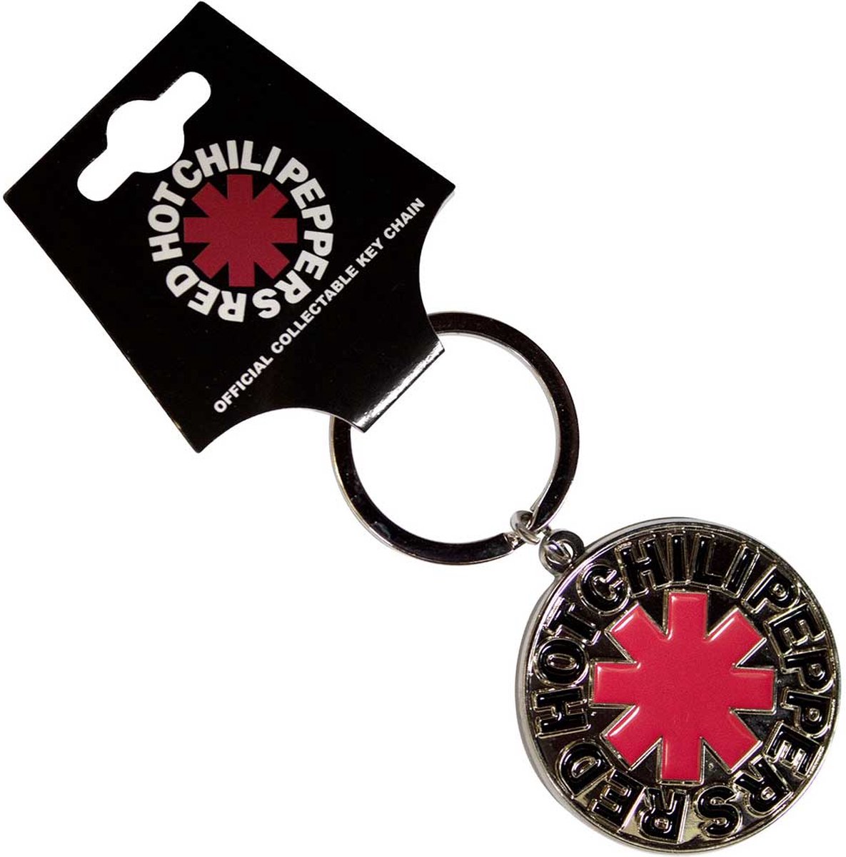 Red Hot Chili Peppers - Asterisk Logo Sleutelhanger - Zilverkleurig