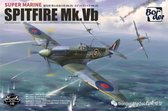 Modèle de bordure 1:35 BF004 Supermarine Spitfire Mk. Vb - Kit de maquette en plastique d'avion à hélice