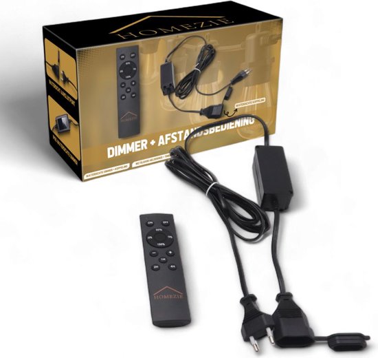 Foto: Led dimmer drf t10 12 24v 10a incl rf afstandsbediening