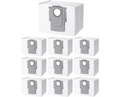 Set van 10 stofzakaccessoires geschikt voor S7 MaxV Ultra / S7 Pro Ultra / Q7+ / Q7 Max+ / Q5+/ T8 stofzuiger zuigstation, grote capaciteit filter vervangende zak accessoires stofzuigerzak