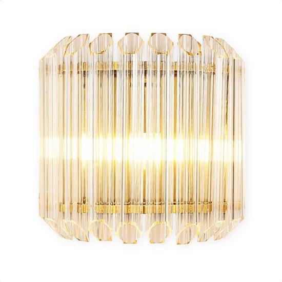 Foto: Wandlamp kristallen binnen wandlamp goud decoratie voor binnenhuis 25x26cm kl 004