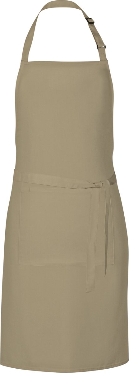 Grillschort met zak - Khaki - 85 x 72 cm - Link Kitchen Wear