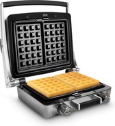 Bol.com FRITEL WaffleTastic® 3658 - Wafelijzers / Wafelmachine - 4x6 Brussels/Luikse wafels - Uitneembare bakplaten - Flip-over ... aanbieding