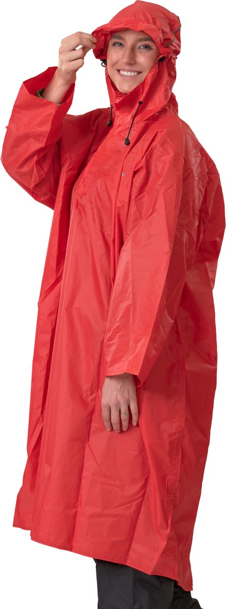 LOWLAND OUTDOOR Wandelponcho - 100% waterdicht (10.000mm) - ademend (8.000g/M²) PFAS vrij!