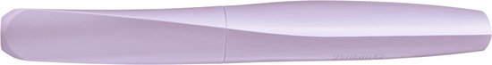 Lavendelkleurige Pelikan Twist vulpen, dop erop.