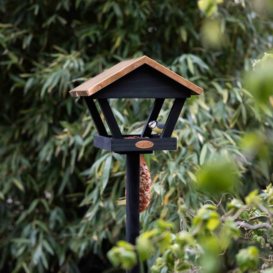 Esschert Design Zwart met koperen dak - op paal
