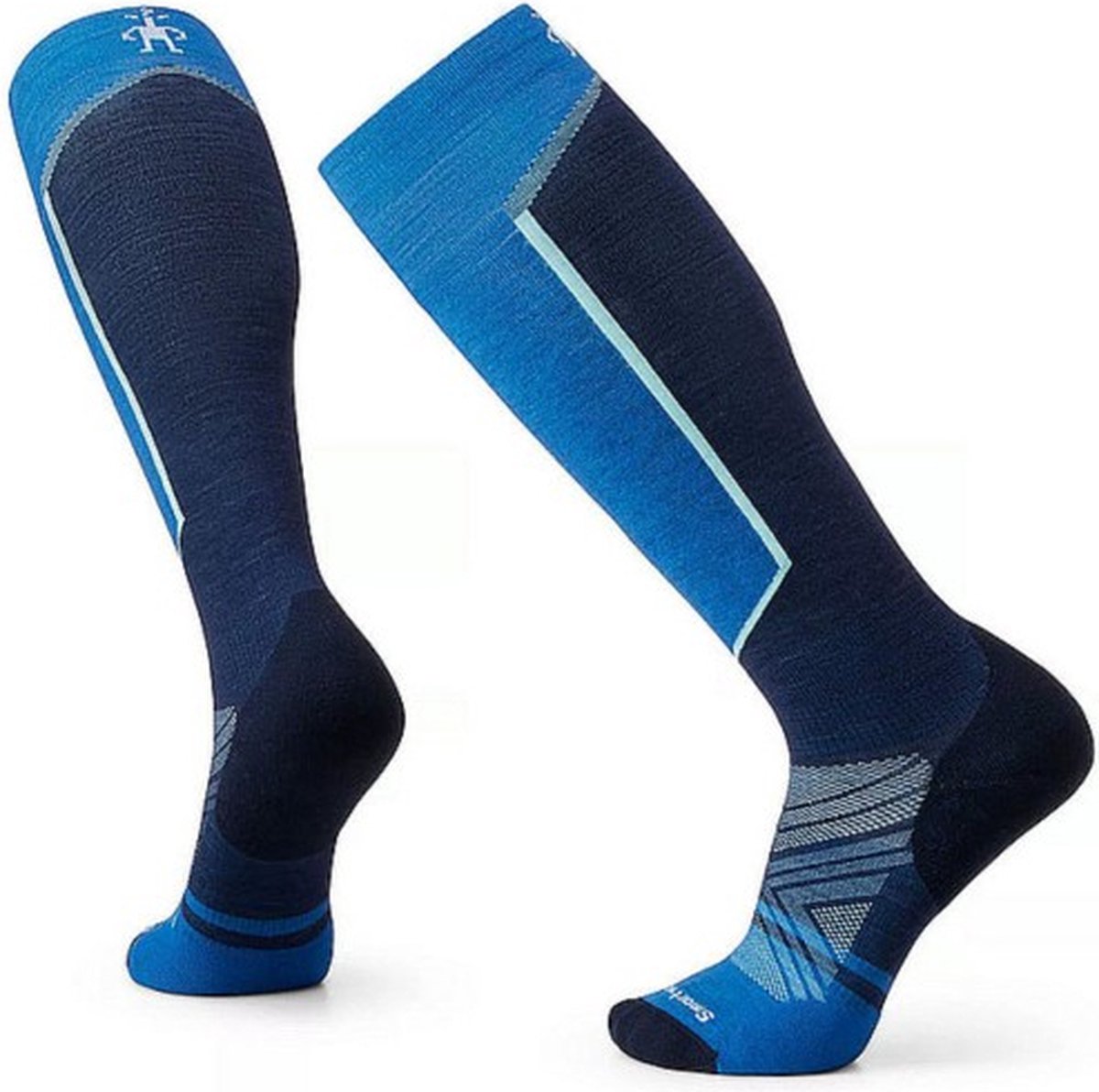 Smartwool Ski Targeted Cushion U Lagune 46-49 Blauw