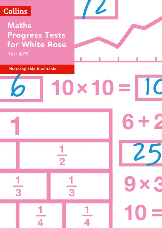 Year 4P5 Maths Progress Tests for White Rose Collins Tests   ... - cover