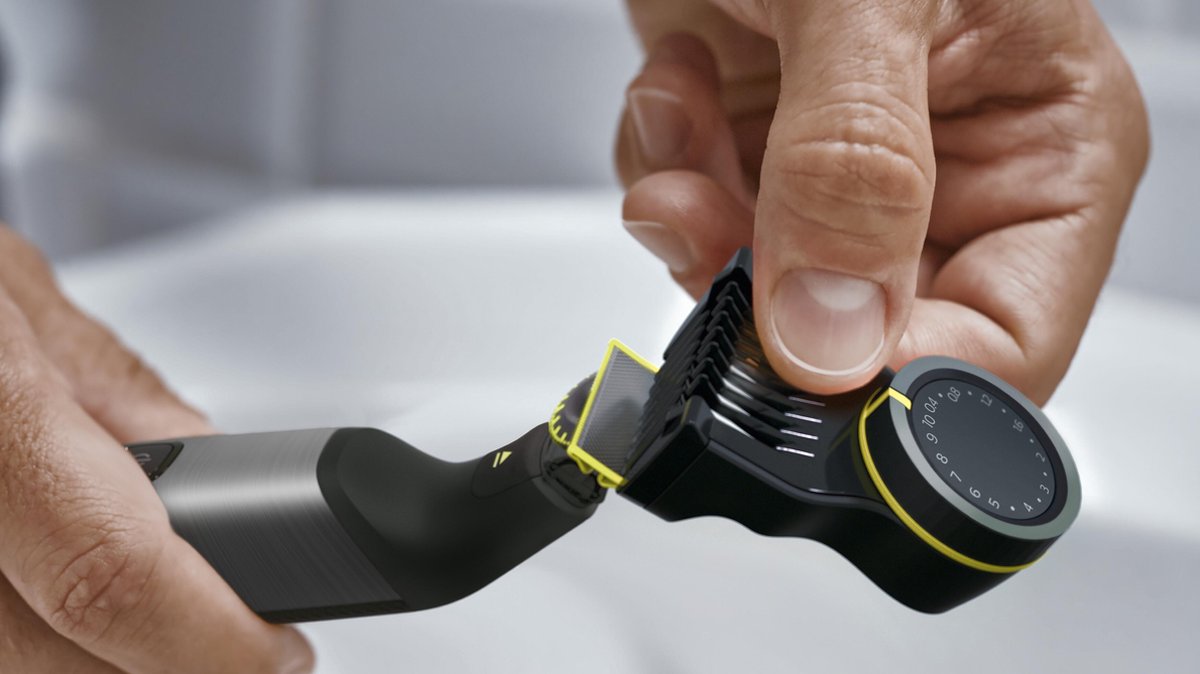 Philips OneBlade Pro 360 Face + Body – Zilver - Trimmer, scheerapparaat en styler in 1 - Inclusief opbergzakje - QP6552/30 thumbnail 5