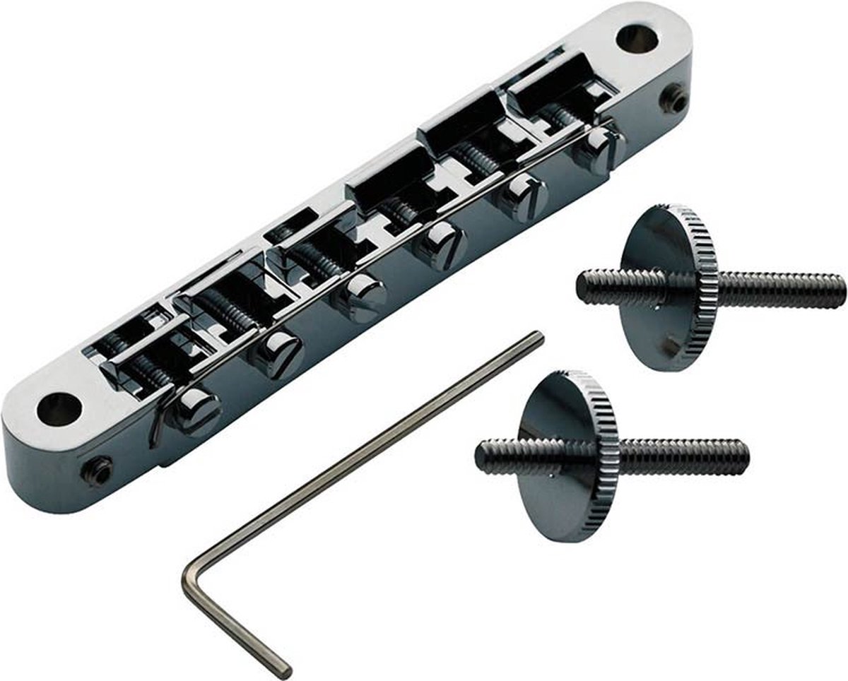 TonePros AVR2-CH Tune-O-Matic Brug voor USA Gitaren - Chroom