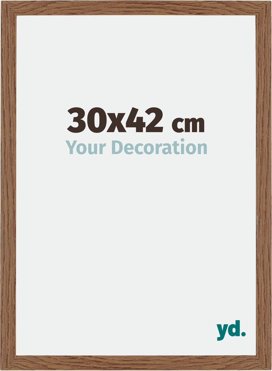 Your Decoration - Fotolijst 30x42 cm - MDF - Eiken Rustiek - Mura