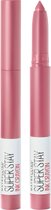 Bol.com Maybelline SuperStay Ink Crayon Matte Lippenstift - 30 Seek Adventure - Roze - 14 gr aanbieding