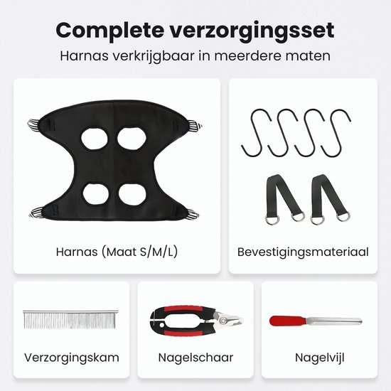 SHELANDY Verzorgingsarm met klem voor grote en kleine honden