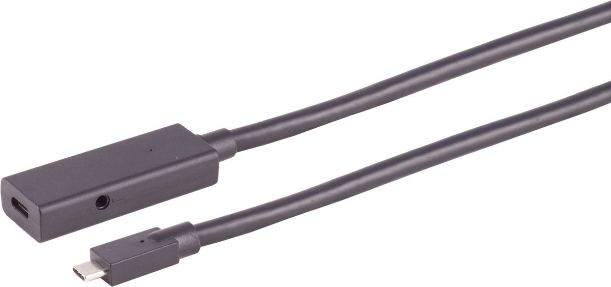 Image of Actieve USB-C Verlengkabel - USB 3.2 Gen 2 - 4 meter - Zwart