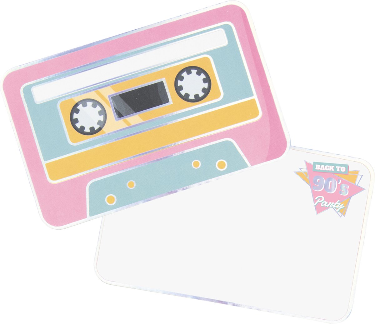 PARTYPRO - 8 cassette-uitnodigingen jaren 90