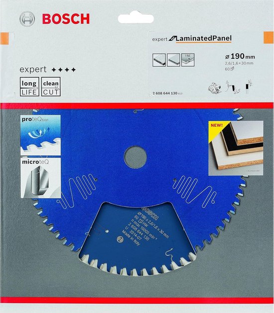 Cirkelzaagblad Expert for Laminated Panel, 165 x 20 x 2,6 mm