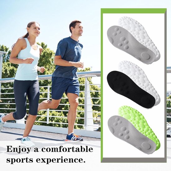 Sport Inlegzolen Van Traagschuim Orthopedische Inlegzolen Steunzool Inlegzolen . bol