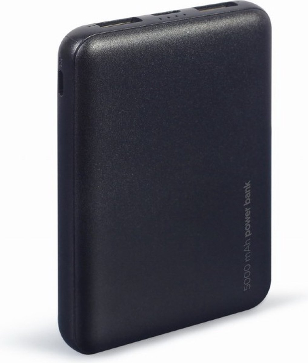 Gembird PB05-02 powerbank Lithium-Polymeer (LiPo) 5000 mAh Zwart