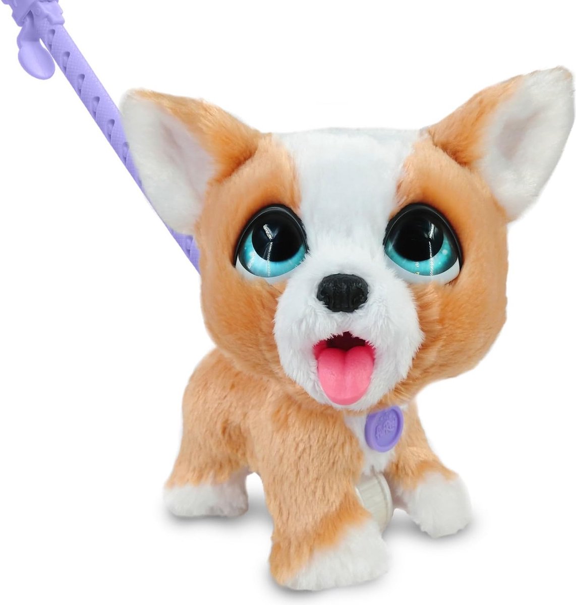 FurReal PoopALots Corgi Puppy - Interactieve pluchen Knuffel