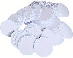 10 stuks NFC-tags - NTAG215 NFC 215-tags - Lege NFC-munten - Witte NFC-kaarten - Compatibel met TagMo en NFC-compatibele apparaten (Geen kleefstof aan de achterkant)