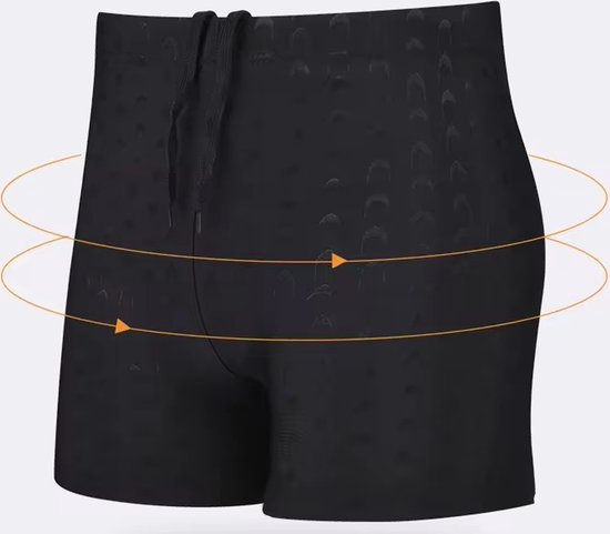 Badmode Voor Vrouwen Periode Zwemmen Slips Gedrukt Atletische Ademend Ruches Zwembroek Hoge Taille Sexy Zwembad Vrouwelijke Beachwear, Zwart, M