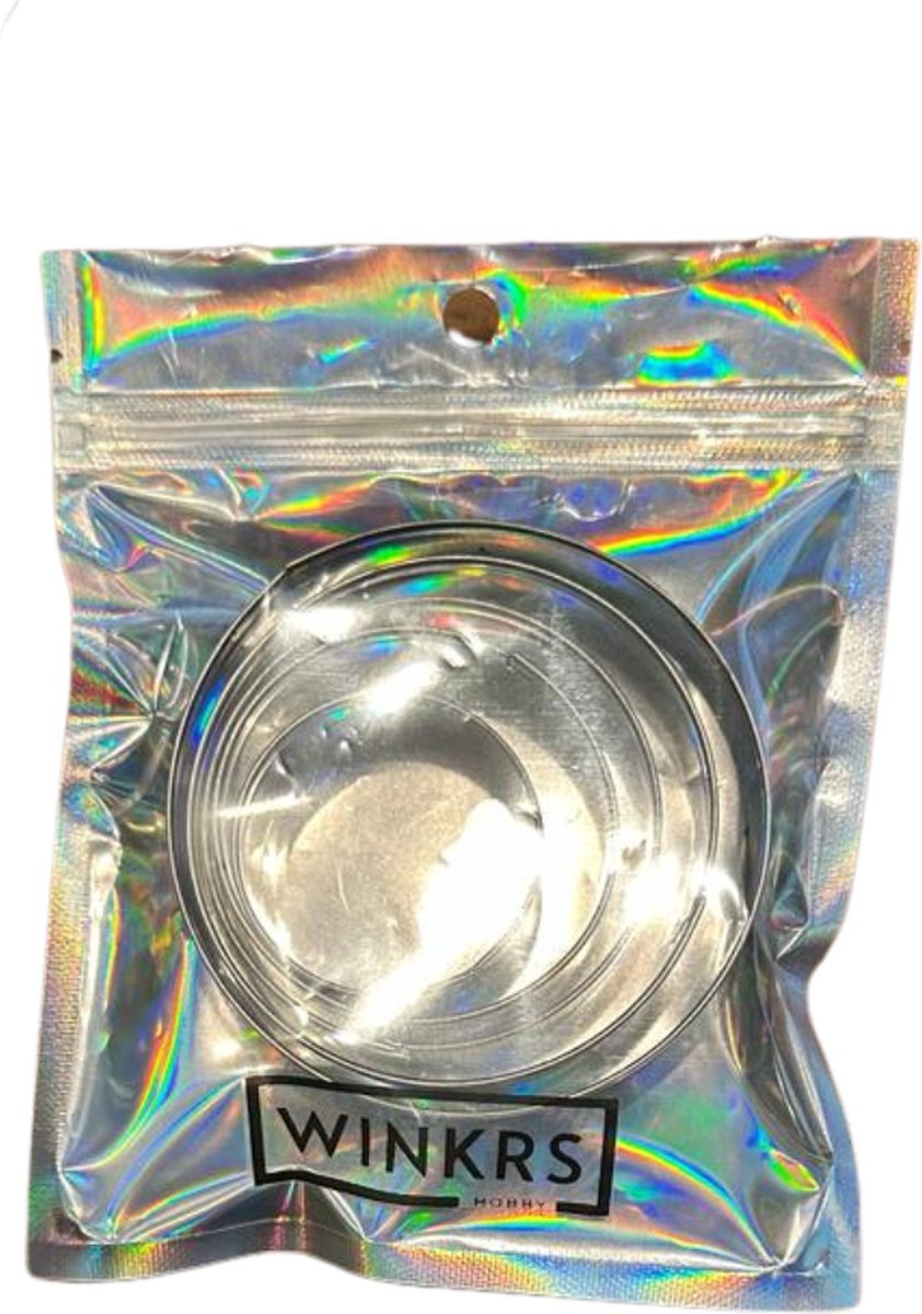 Uitsteekvormen set - 5 Cirkels - 3 tot 7CM - Ronde vormen voor uitsteken Koekjesdeeg, Fondant, Klei etc. RVS — afbeelding 2