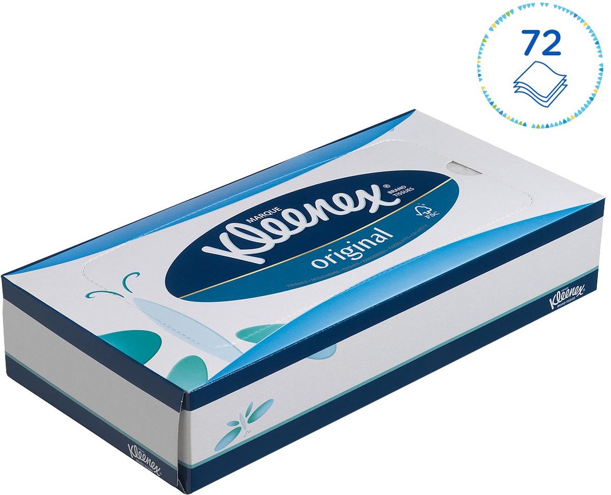 Goedkoopste Kleenex - Facial tissues kleenex 8824 3-lgs standaard wit