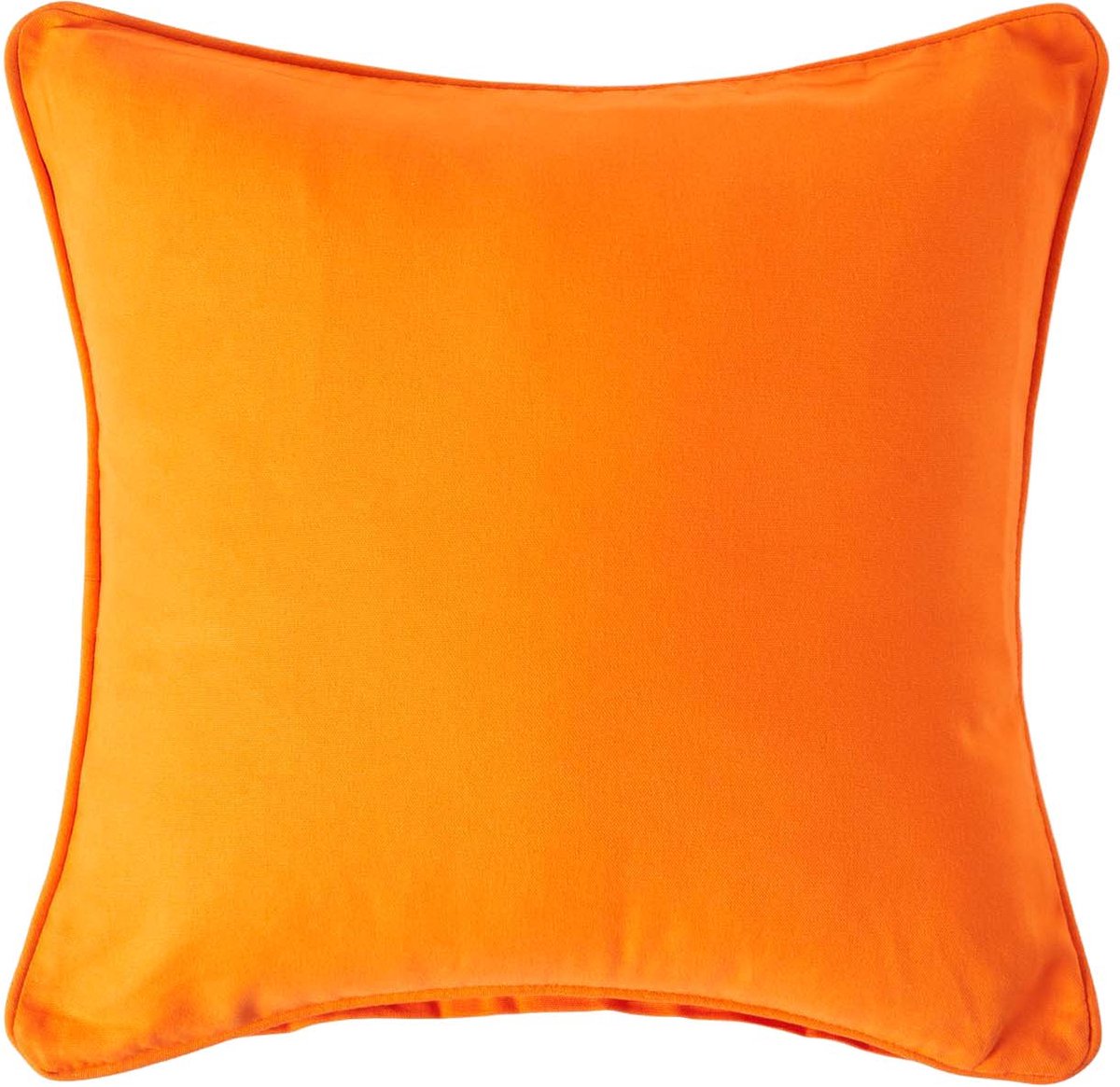 Homescapes oranje katoenen kussenhoes, 30 x 30 cm