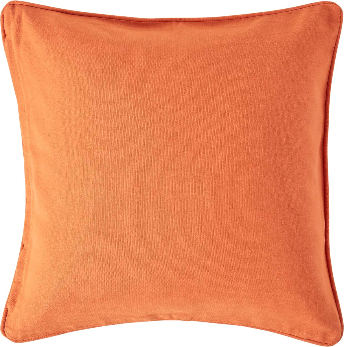 Homescapes terracotta katoenen kussenhoes, 30 x 30 cm